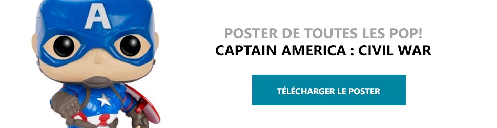Poster Figurines POP Captain America : Civil War