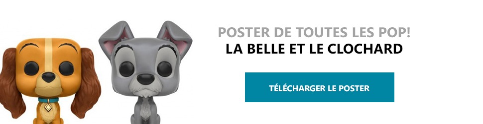 Poster Figurines POP La Belle et le Clochard
