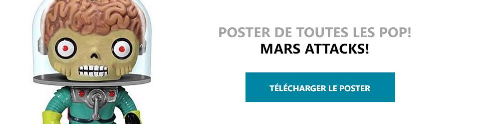 Poster Figurines POP Mars Attacks!
