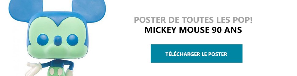 Poster Figurines POP Mickey Mouse 90 Ans