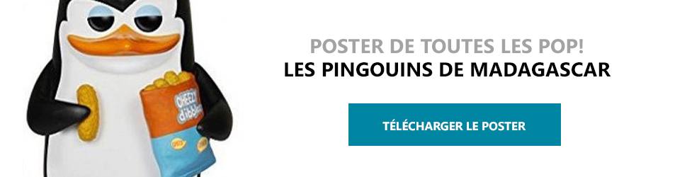 Poster Figurines POP Les Pingouins de Madagascar