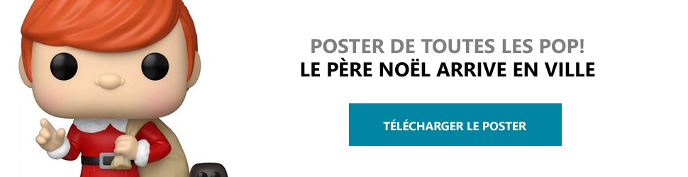 Poster Figurines POP Le Père Noël arrive en ville
