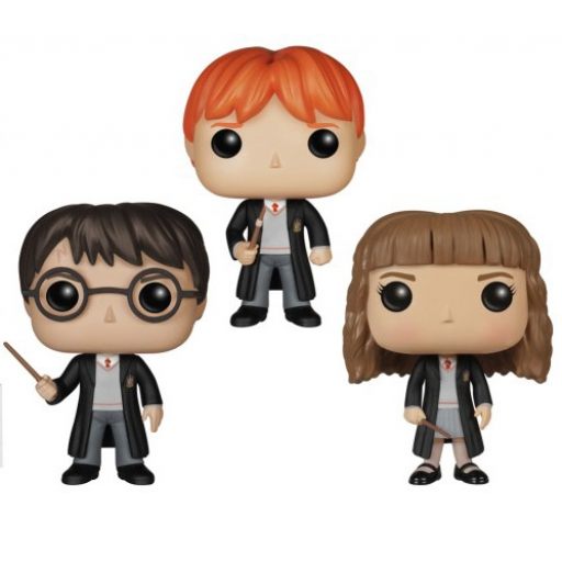 Figurine Funko POP Harry Potter, Ron Weasley & Hermione Granger (Harry Potter)