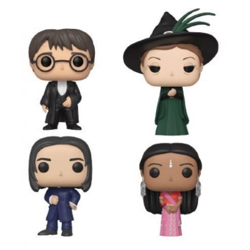 Figurine Funko POP Severus Snape, Harry Potter, Parvati Patil, & Minerva McGonagall