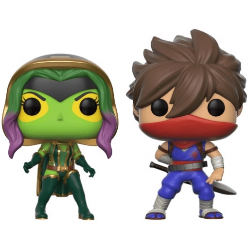 Figurine Gamora vs Strider (Marvel vs. Capcom)