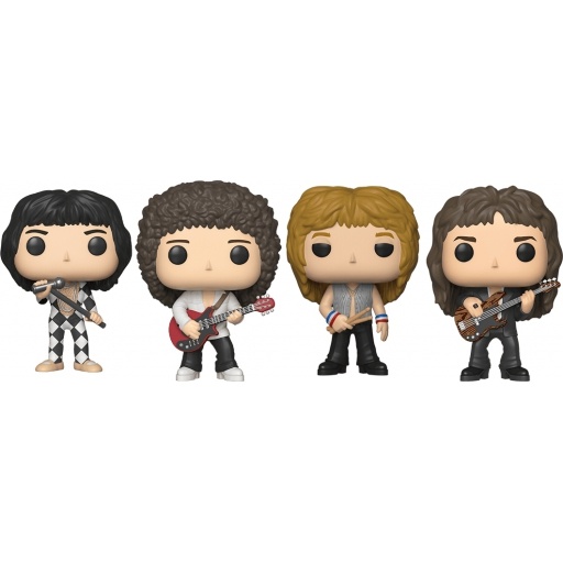 Figurine Freddie Mercury, Brian May, Roger Taylor & John Deacon (Queen)