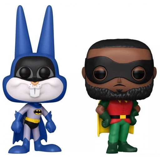 Figurine Funko POP Bugs Bunny en Batman & LeBron James en Robin (Space Jam Nouvelle Ere)