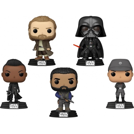 Figurine Funko POP Obi-Wan Kenobi, Dark Vador, Kawlan Rowken, Tala Durith & Reva (La Troisième Sœur) (Star Wars : Obi-Wan Kenobi)
