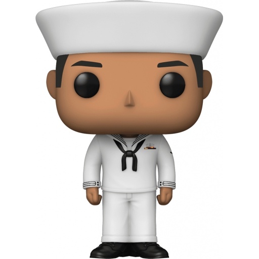 Figurine Funko POP Marin de la Navy Américaine Homme en Tenue de Cérémonie (Hispanique) (Armée USA)