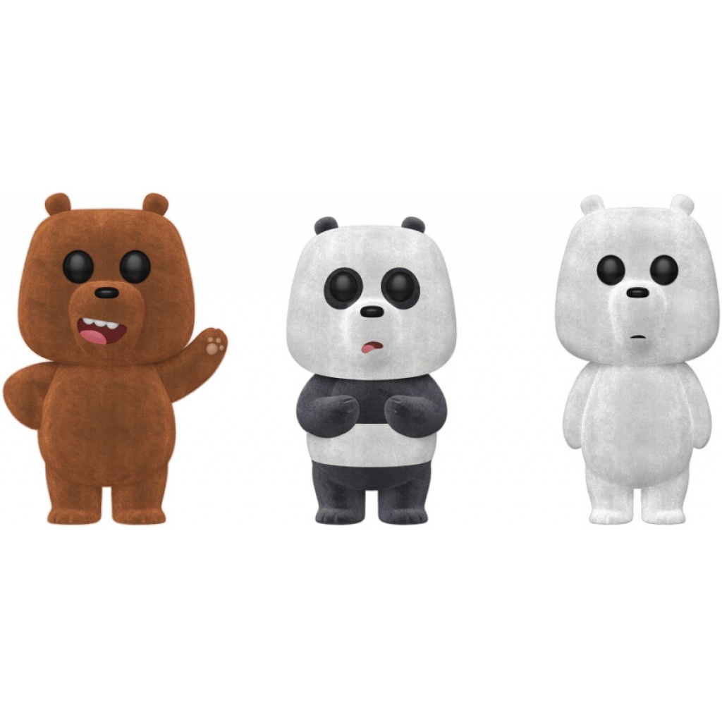 Figurine Funko POP Grizzly, Panda & Polaire (Flocked) (Ours pour un et un pour t'ours)