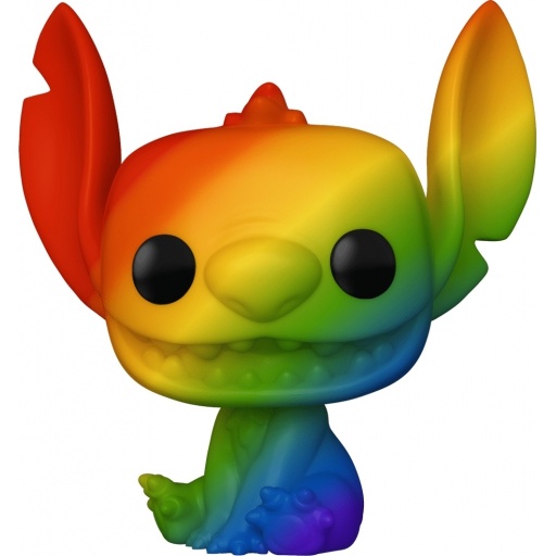 Figurine Funko POP Stitch souriant (Rainbow) (Lilo and Stitch)