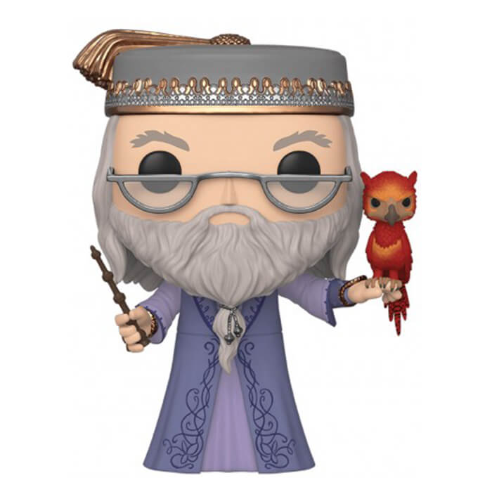 Figurine Funko POP Albus Dumbledore avec Fumseck (Supersized 10'')