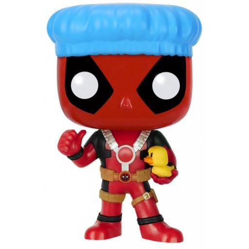 Figurine Funko POP Deadpool avec Bonnet de Bain & Canard (Deadpool)