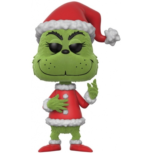 Figurine Funko POP Le Grinch en Père Noël (Flocked) (Dr. Seuss)