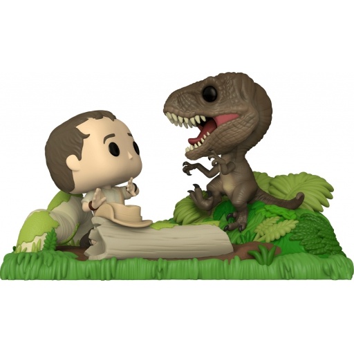 Figurine Funko POP Chasse des Raptor & Muldoon (Jurassic Park)
