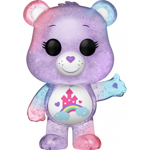 Figurine Funko POP Care-A-Lot Bear (Chase, Translucent & Glow in the Dark)