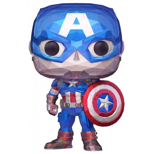 Figurine Funko POP Captain America (Facet) (100 ans de Disney)