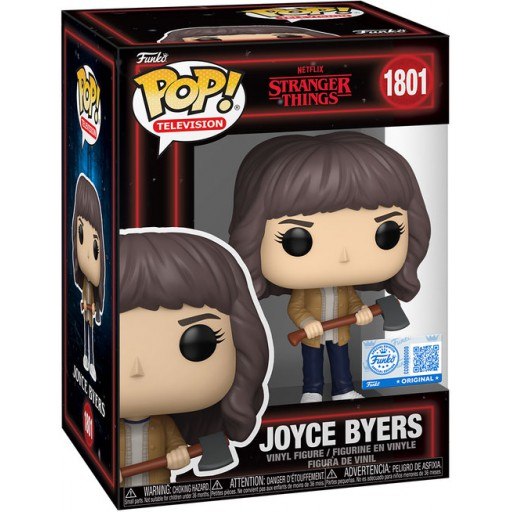 Joyce Byers avec Hache