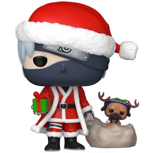Figurine Funko POP Kakashi Hatake avec Pakkun (Noël) (Naruto Shippuden)