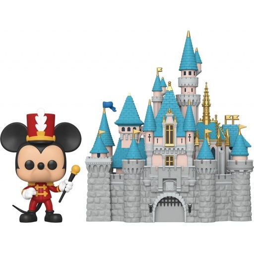 Figurine Funko POP Château de la Belle au Bois Dormant & Mickey Mouse (Disneyland 65ème Anniversaire)