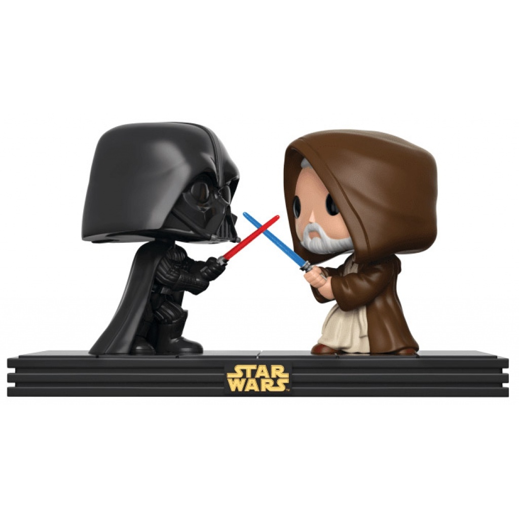 Figurine Funko POP Duel Dark Vador & Obi Wan Kenobi (Star Wars : Episode IV, Un nouvel espoir)