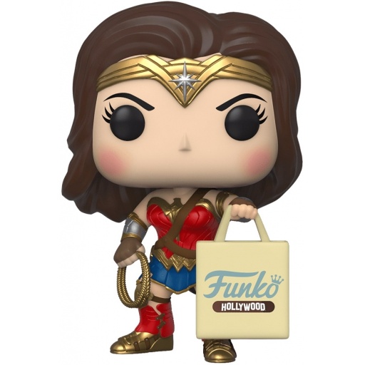 Figurine Funko POP Wonder Woman avec sac Hollywood