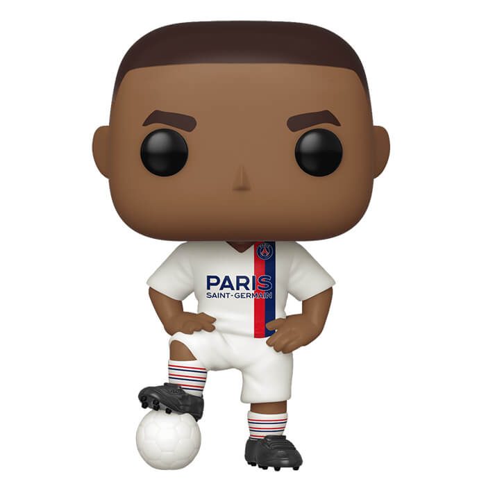 Figurine Funko POP Kylian Mbappé (Paris Saint-Germain) (White) (Ligue 1 (Championnat Français Football))