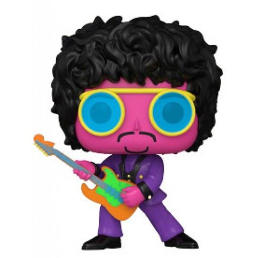 Figurine Funko POP Jimi Hendrix en Costume Violet (Black Light) (Jimi Hendrix)