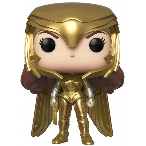 Figurine Funko POP Wonder Woman Armure en Or (Chrome & Or) (Wonder Woman 1984)