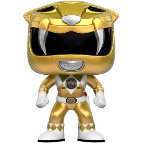 Figurine Funko POP Ranger Jaune (Metallic) (Power Rangers)