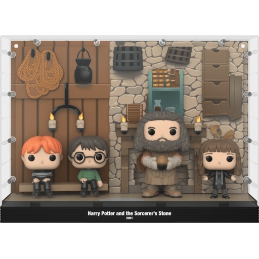 Figurine Funko POP La Cabane d'Hagrid (Ron, Harry, Hagrid & Hermione)