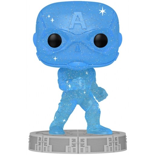 Figurine Funko POP Captain America (Bleu) (The Infinity Saga)