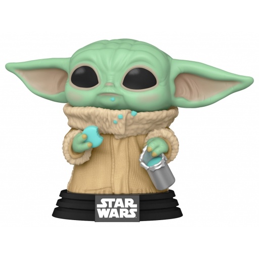 Figurine Funko POP Grogu avec un cookie (Le Mandalorien (Star Wars))