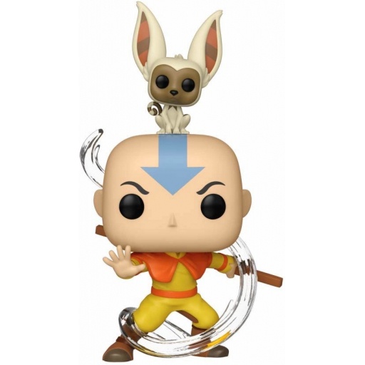 Figurine Funko POP Aang avec Momo (Avatar : le dernier maître de l'air)