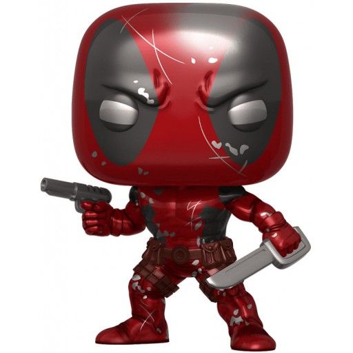 Figurine Funko POP Deadpool (Metallic) (Marvel 80 Ans)