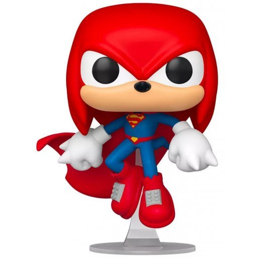 Figurine Funko POP Knuckles en Superman (Sonic le Hérisson)