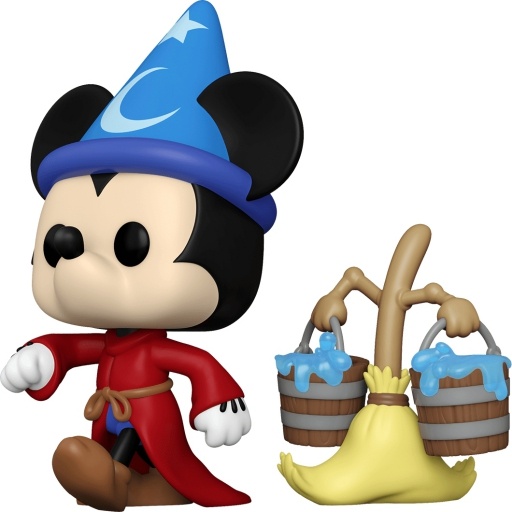 Figurine Funko POP Mickey l'Apprenti Sorcier avec balai (100 ans de Disney)