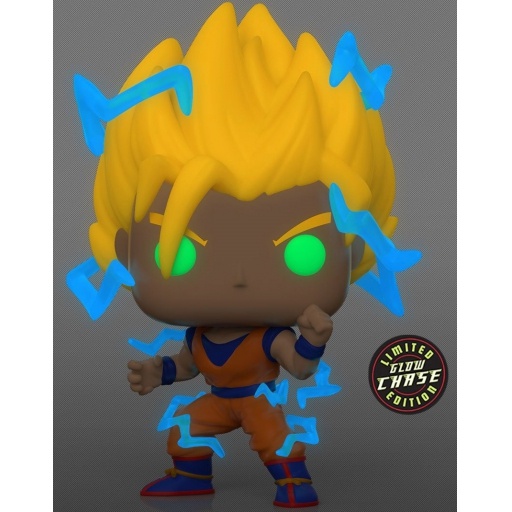 Figurine Funko POP Super Saiyan Goku avec Energie (Chase & Glow in the Dark)