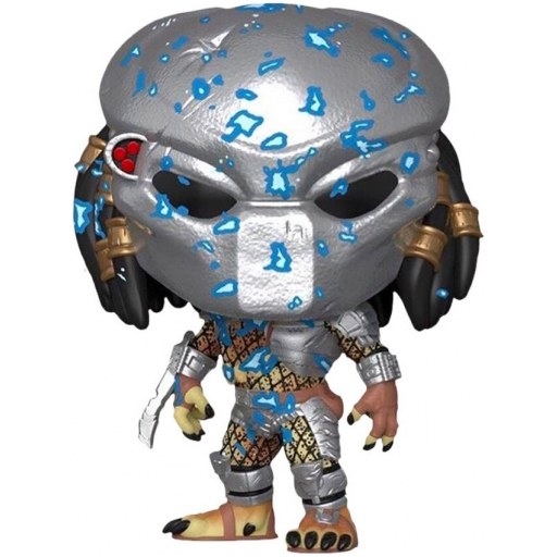 Figurine Funko POP Predator avec armure électrique bleue