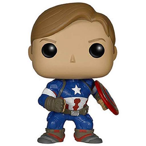 Figurine Funko POP Captain America (Sans Masque) (Avengers : L'Ère d'Ultron)