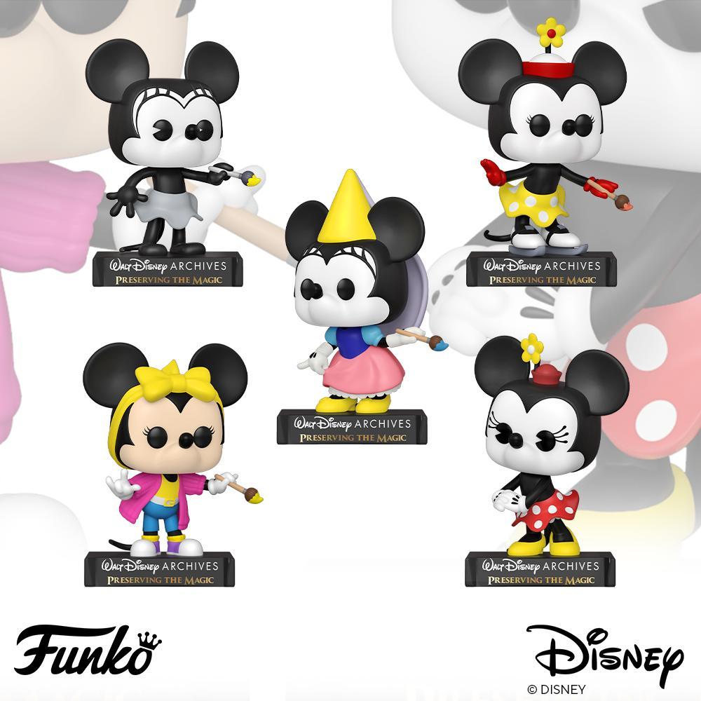 Les 5 POP de Minnie Mouse Disney Archives séparément