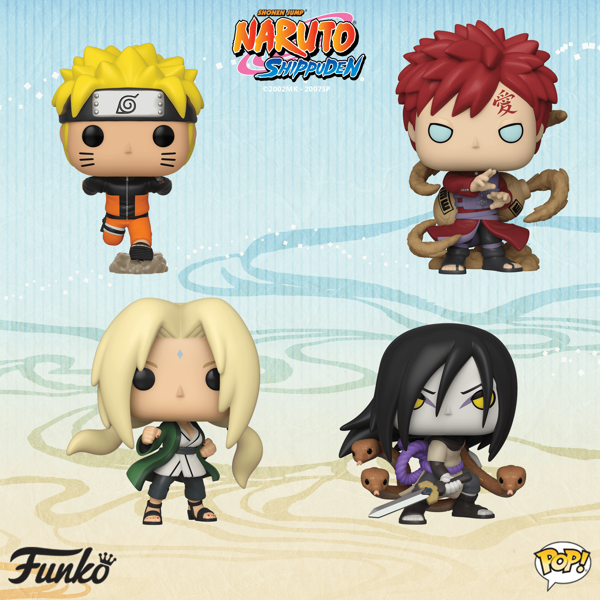 6 nouvelles figurines pour Naruto