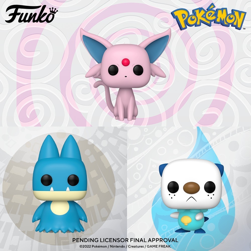 Trois nouveaux Pokemon en Funko POP