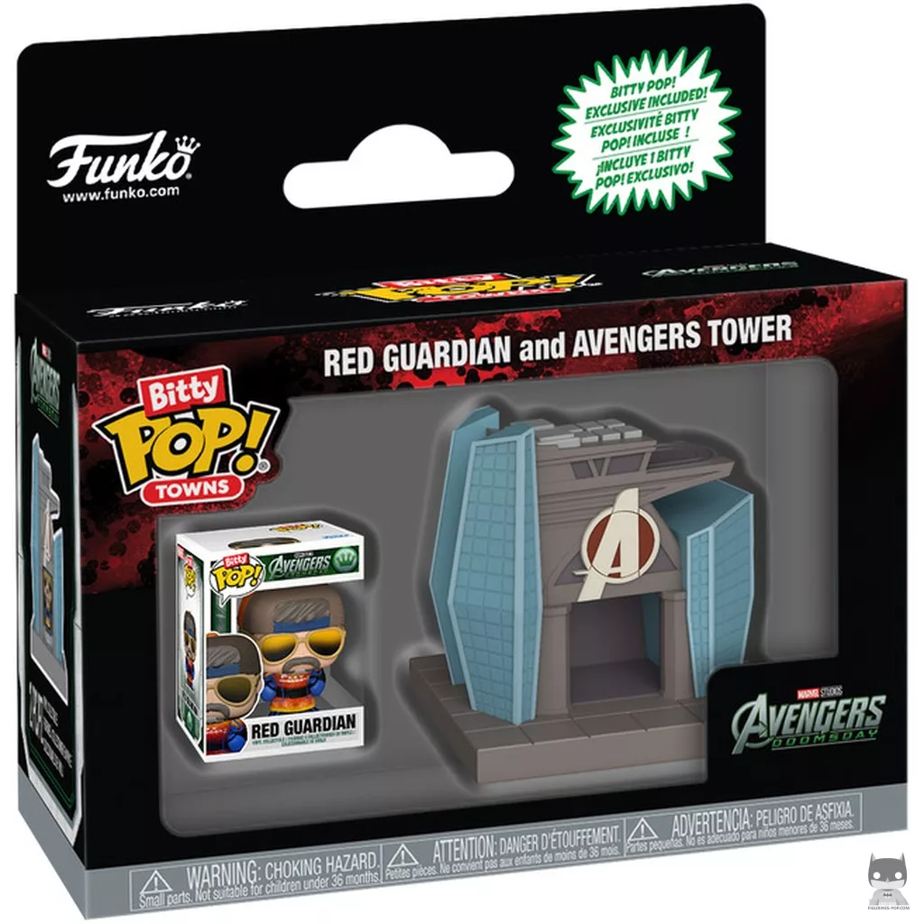 Figurine Funko POP Le Gardien rouge et la Tour Avengers avec boîte