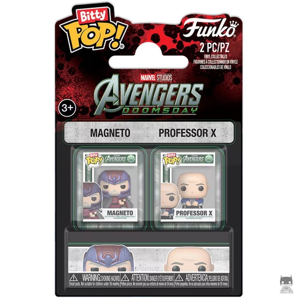 Figurine Funko POP Magneto & Professeur X avec boîte