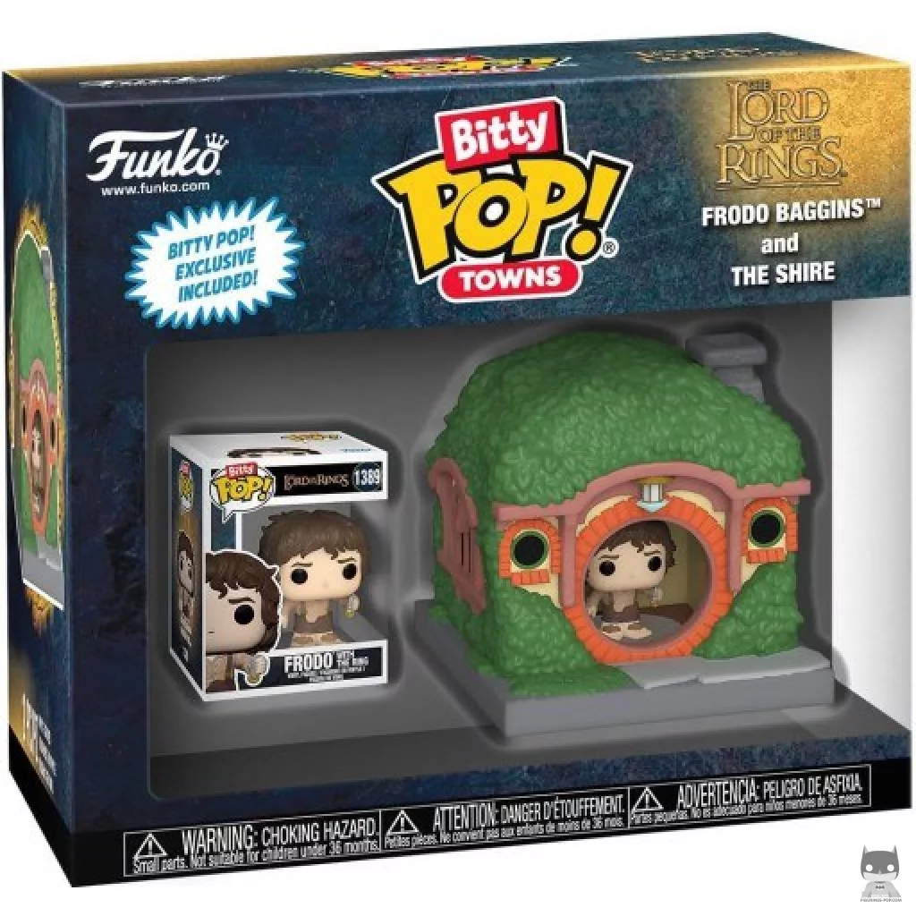 Figurine Funko POP Frodo Baggins et La Comté avec boîte