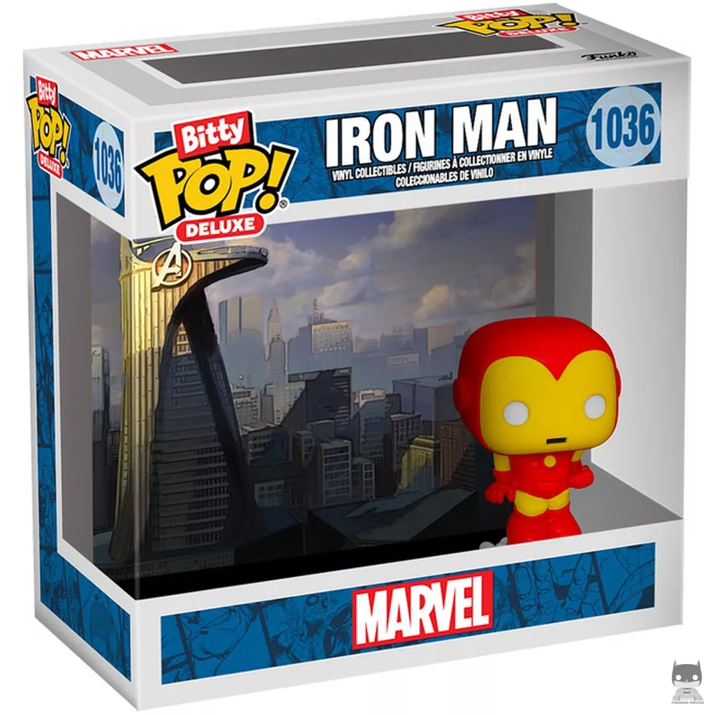 Figurine Funko POP Iron Man (Tour des Avengers) avec boîte