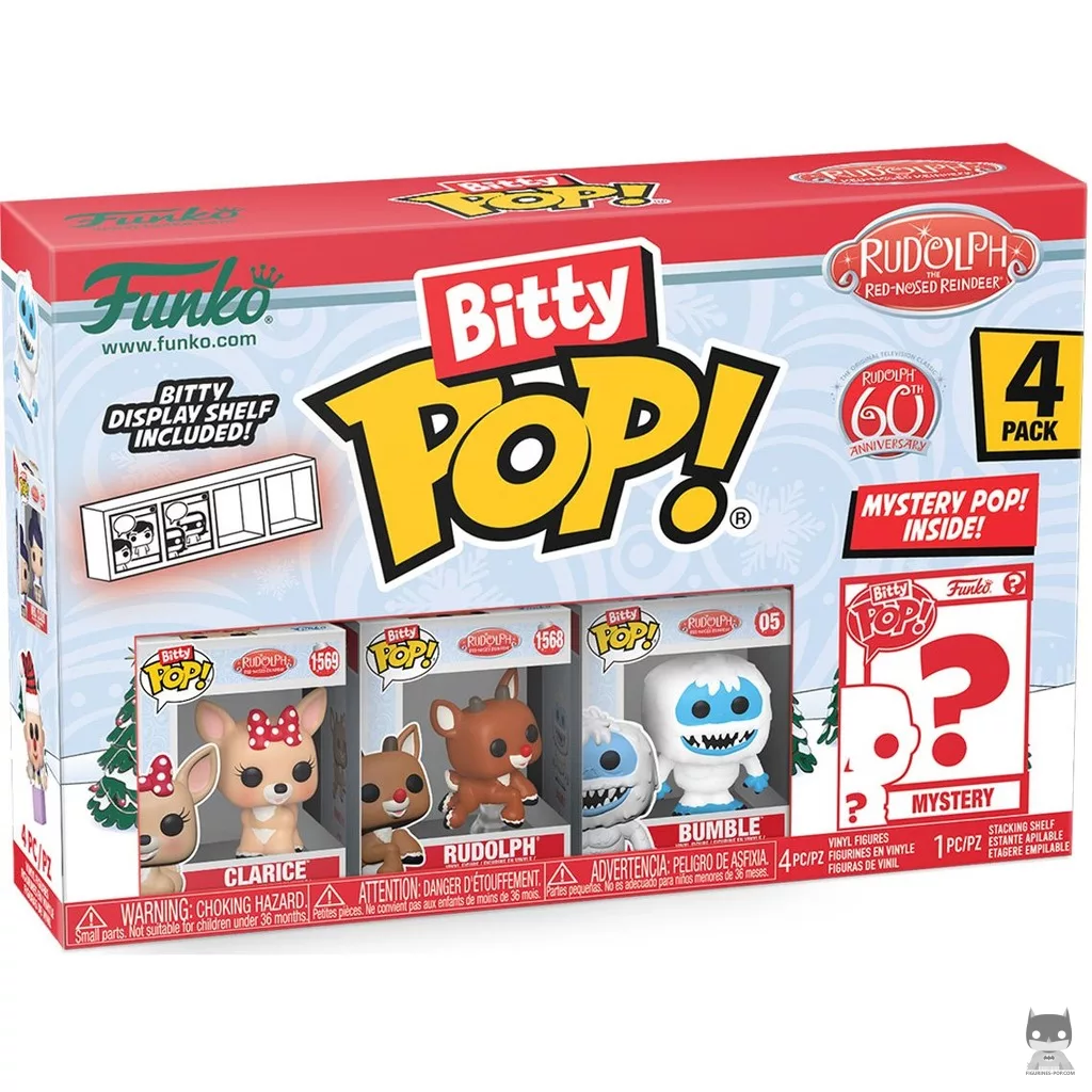 Figurine Funko POP Rudolphe le renne au nez rouge (Série 2) avec boîte