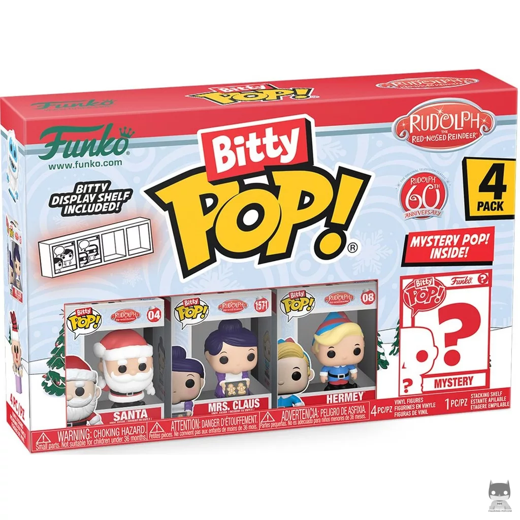 Figurine Funko POP Rudolphe le renne au nez rouge (Série 4) avec boîte