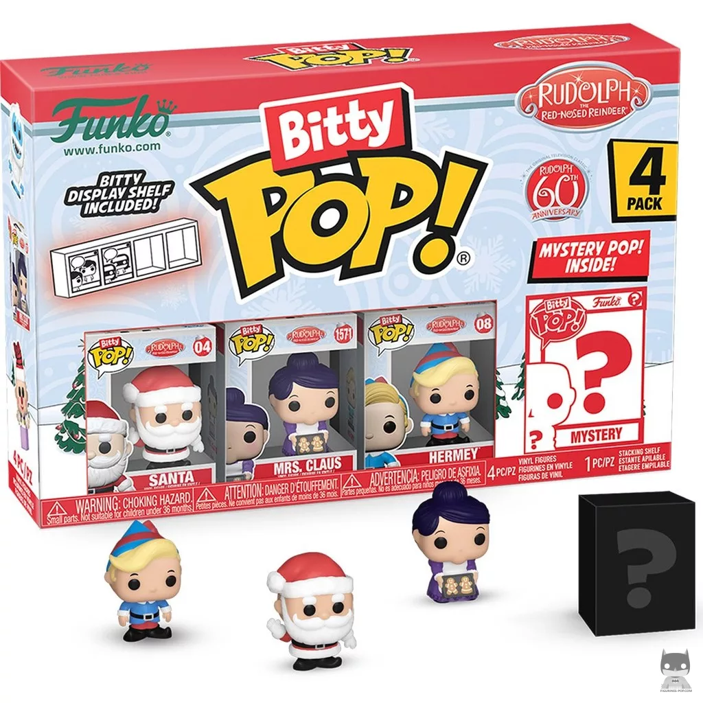 Figurine Funko POP Rudolphe le renne au nez rouge (Série 4) (Rudolphe le renne au nez rouge)